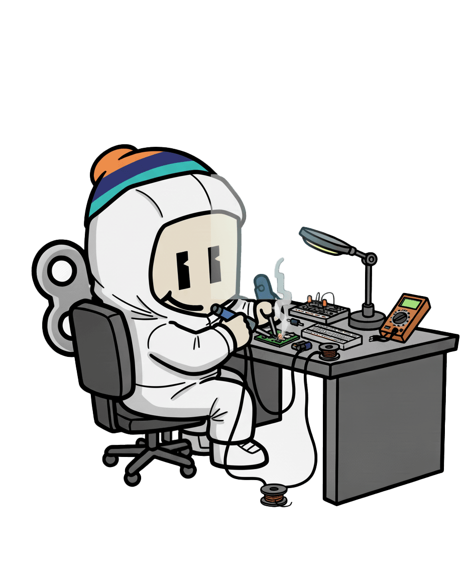 Soldering mascot